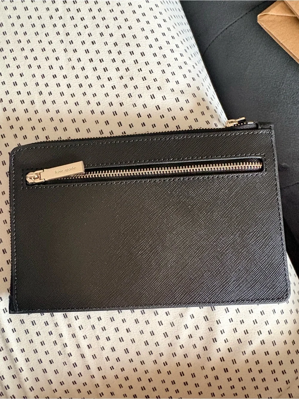 kate spade New York Black Wristlet Pouch